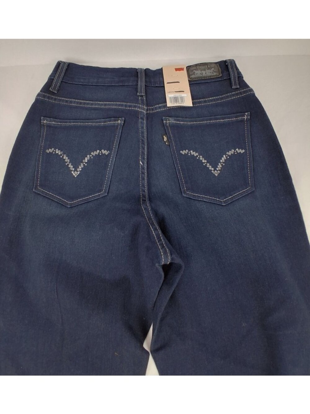 Levis Womens 512 Bootcut Perfectly Slimming Jeans 2M (24x31) Dark Wash Denim NWT - Picture 11 of 16